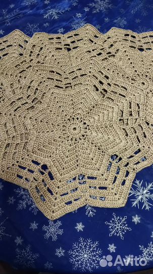 Салфетки сервировочные вязаные