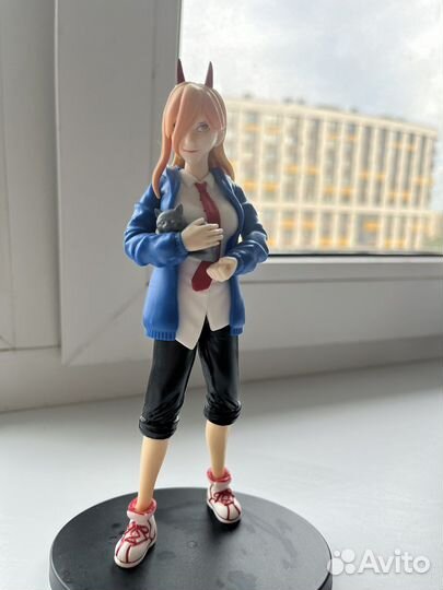 Аниме фигурка человек бензопила