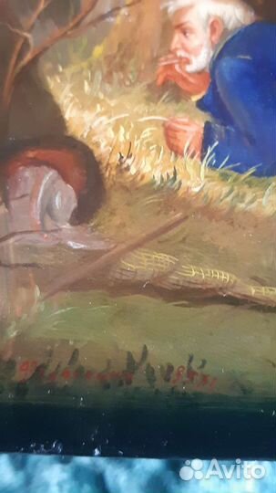 Шкатулка Федоскино СССР