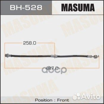 Шланг тормозной masuma Is- /front/ Bighorn UB