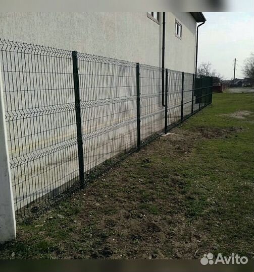 Сетка для забора 3d