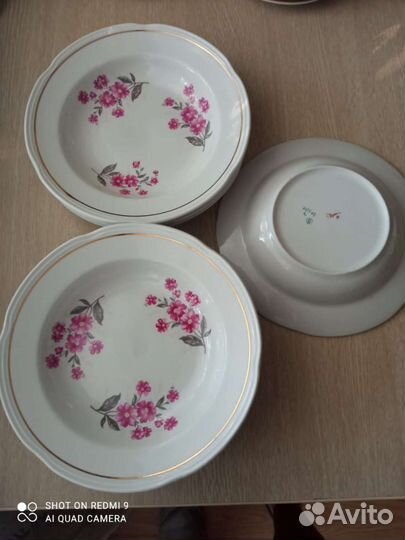 Тарелки СССР красивая посуда