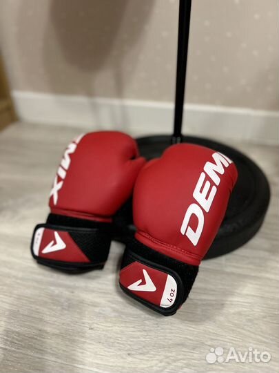 Боксерская груша напольная детская + перчатки