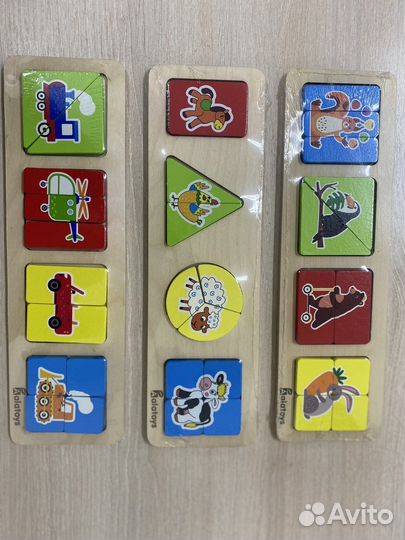 Развивающие деревянные игрушки