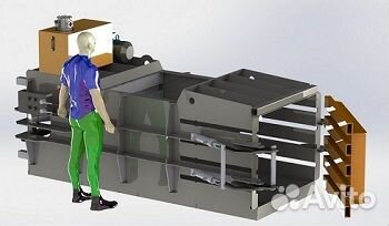 Горизонтальные прессы для макулатуры и пластика