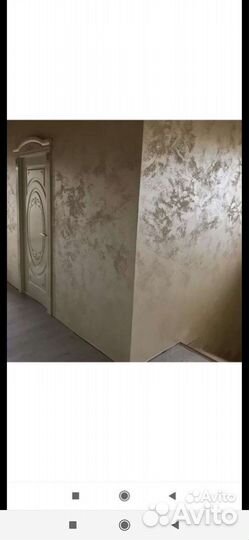 Шпаклёвка, покраска, декоративная штукатурка