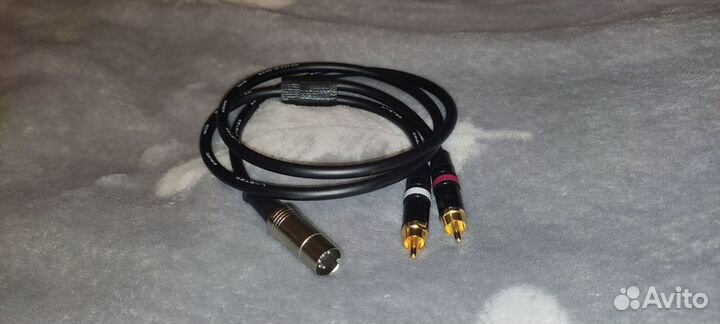 Кабель межбочный 5 Din - 2 RCA Изготовление