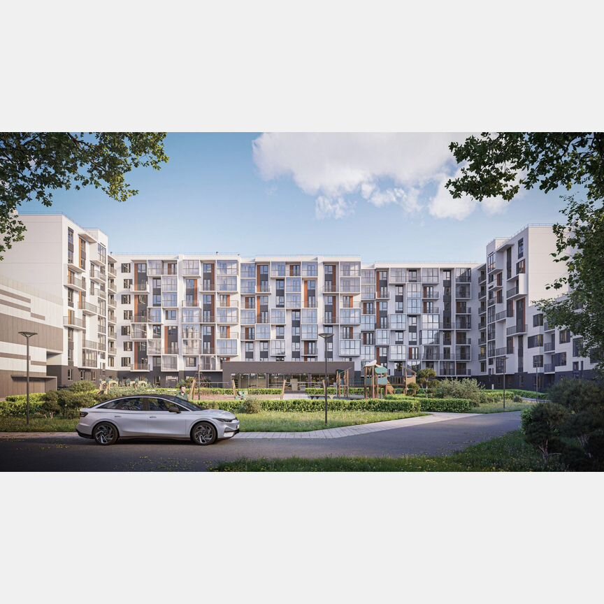 2-к. квартира, 52,8 м², 2/8 эт.