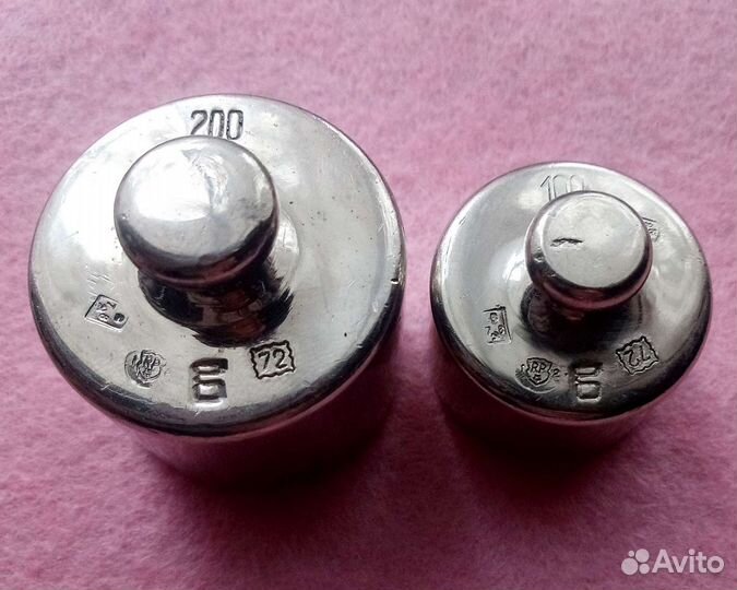 Набор весовых гирек ссср+калиб.гири