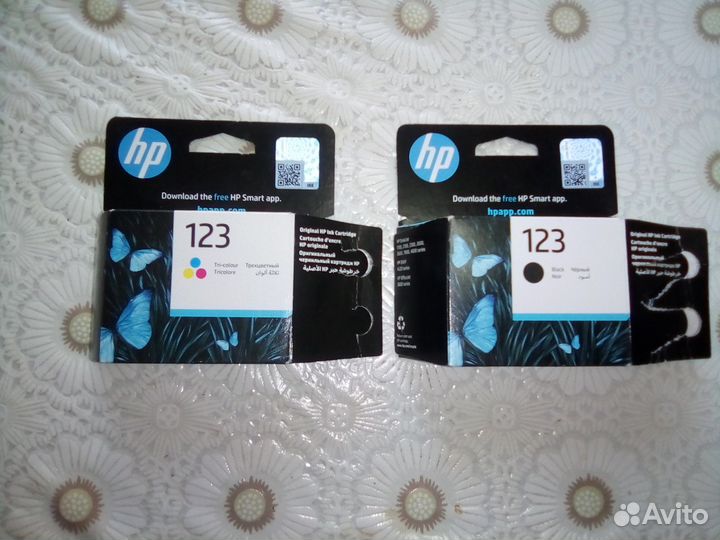 Картридж HP 123 цветной