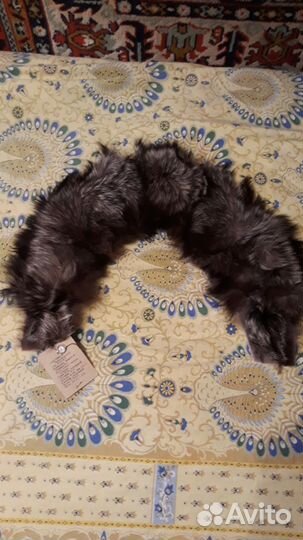 Воротник чернобурка