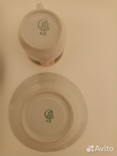 Чашка с блюдцем СССР