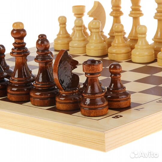 Шахматы Турнирные лакированн. Дерево40х40см Россия