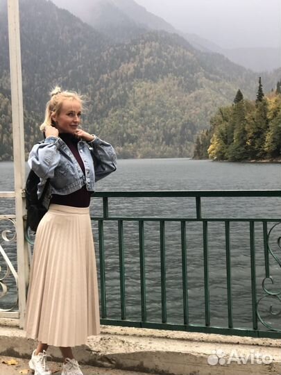 Юбка экокожа