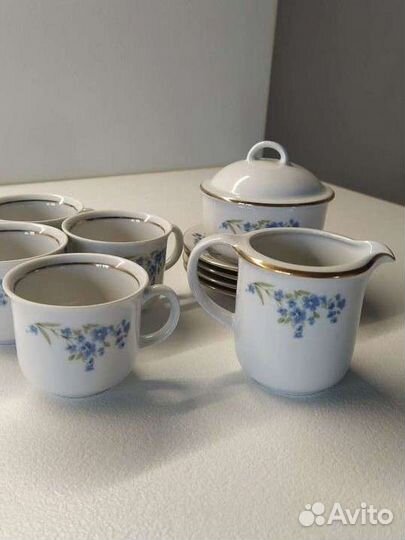 Фарфоровый сервиз jlmenau гдр ретро винтаж