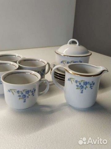 Фарфоровый сервиз jlmenau гдр ретро винтаж