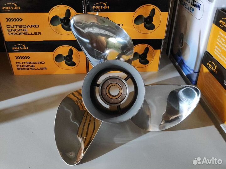 Гребной винт Yamaha 150-300, 3х13-3/4х21, сталь