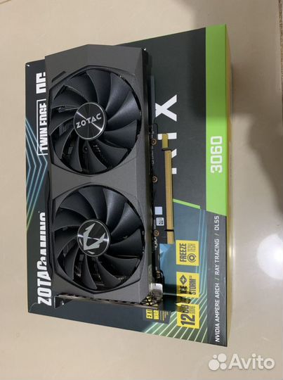 Rtx 3060 Zotac видеокарта