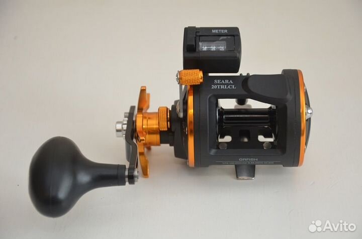 Катушка для троллинга seara 20trlc, счетчик (R)