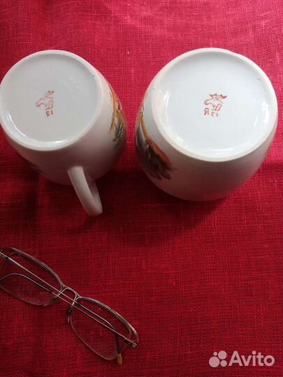 Сахарница фарфоровая СССР, некомплект
