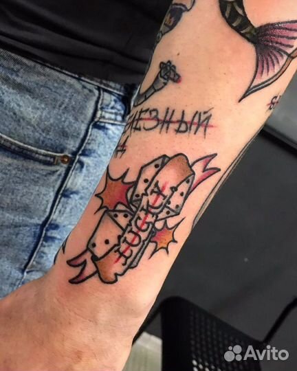 Модель для татуировки