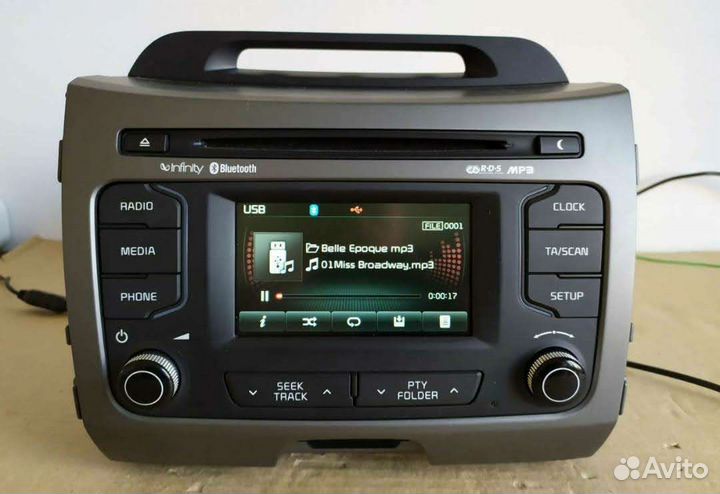 Магнитола kia sportage 3