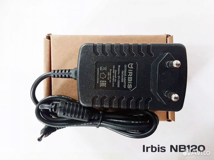 Блок питания Irbis NB120 (зарядка 12В 2А)