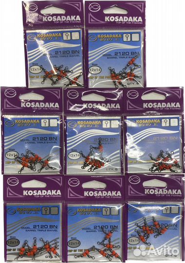 Вертлюг тройной kosadaka 2120 BN №12Х14