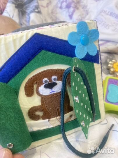 Развивающий кубик из фетра