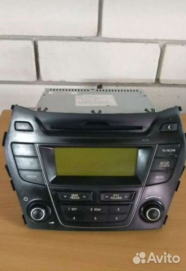 Магнитола штатная Santa fe