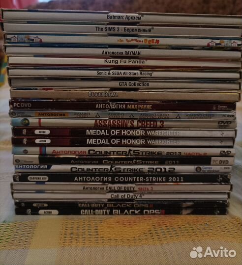 PC DVD диски с играми