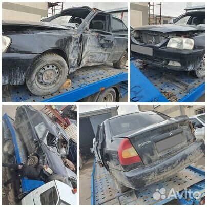 Кузов аварийный для Hyundai Accent 2009 гв