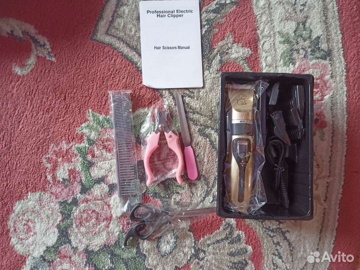 Машинка для стрижки животных новая