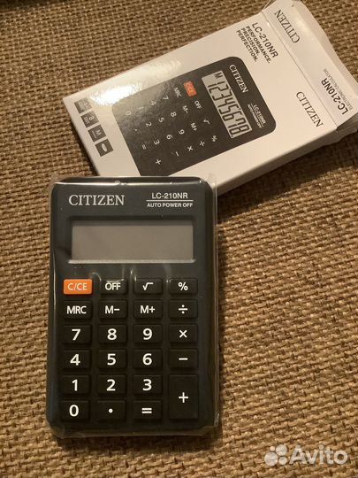 Калькулятор citizen LC210NR