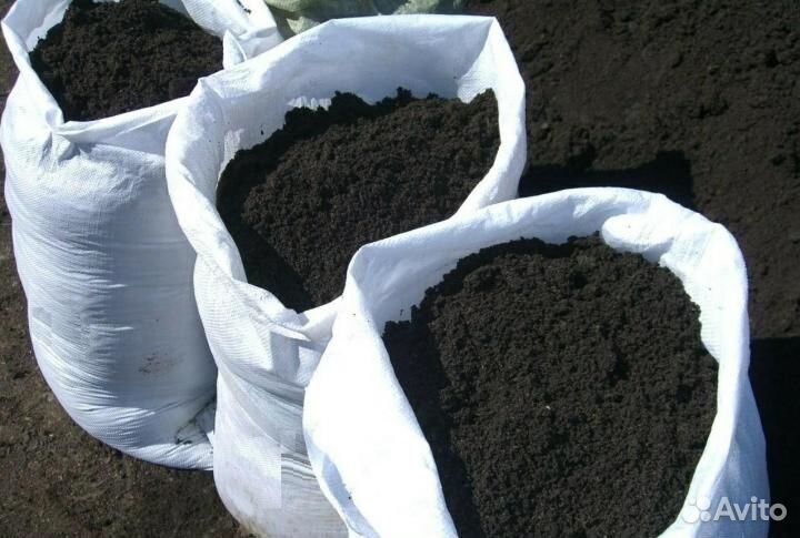 Торф в мешках