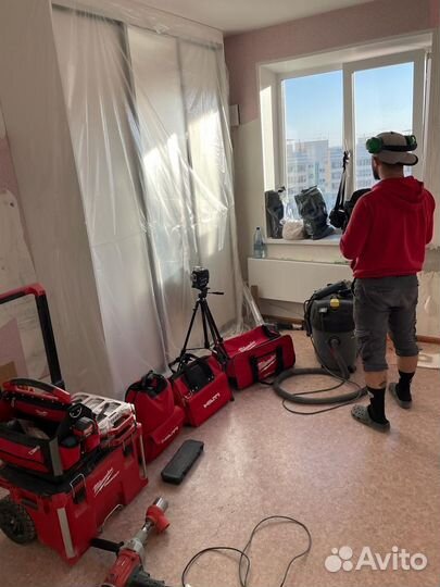 Электрик перенос розеток замена проводки штроблени