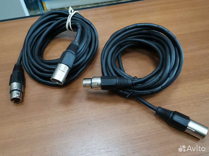 2 кабеля Xlr 5 метров