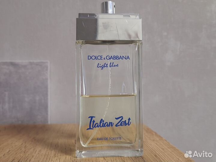 Dolce gabbana light blue italian zest