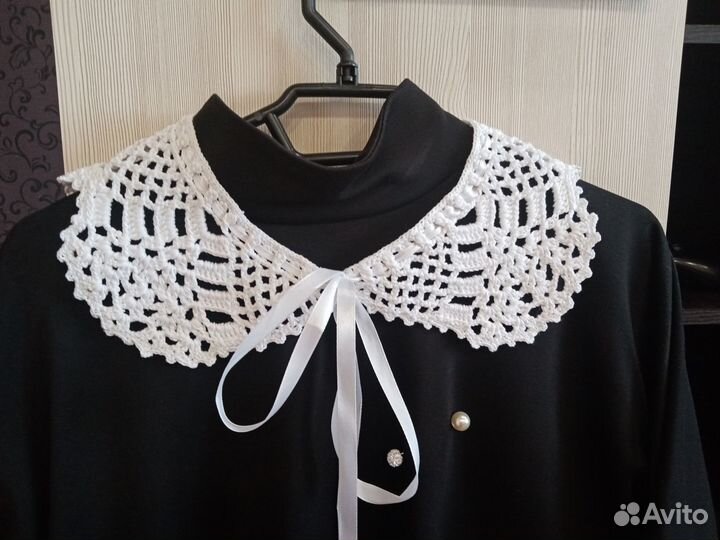 Воротник крючком