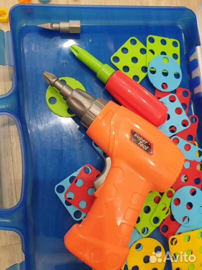 Конструктор-мозаика с дрелью Creative Portable Box