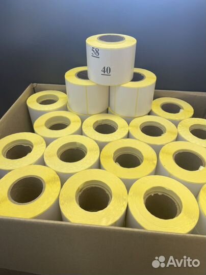 Термоэтикетки 58*40 в розницу и оптом