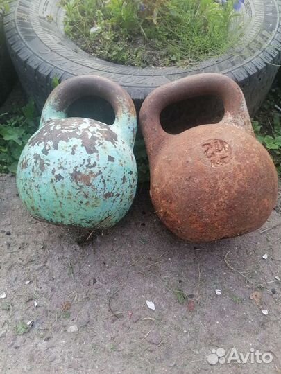 Гири 24 кг и 32 кг