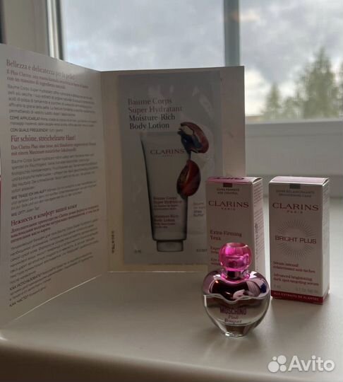 Набор, Moschino pink Bouchet туалетеая вода 5ml