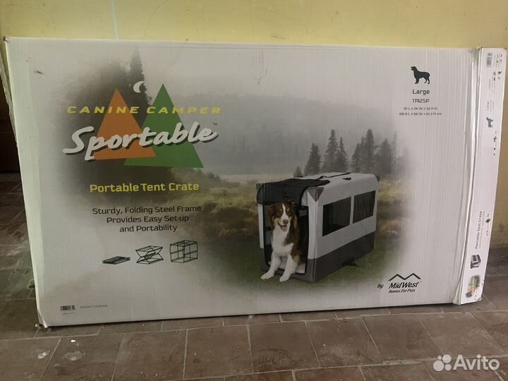 Midwest canine camper on sale sportable