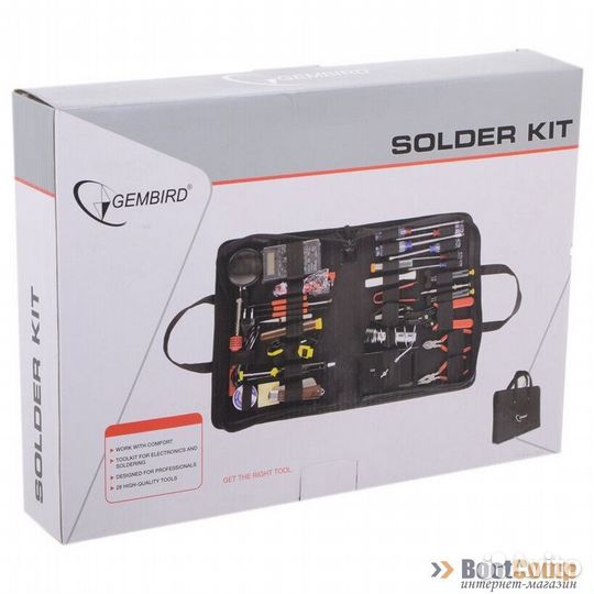 Набор инструм. Gembird TK-solder tool kit (28 ед.)
