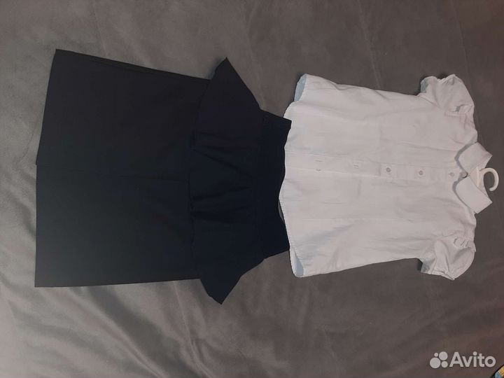 Школьная блузка р 128