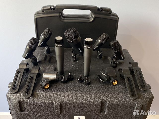 Комплект микрофонов для ударных Shure PGA 7 купить в Москве | Хобби и ...