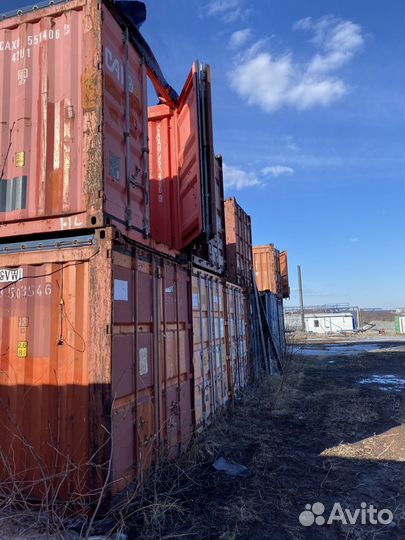 Морской контейнер 40 футов высокий бу