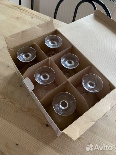 Бокалы для шампанского 6 шт