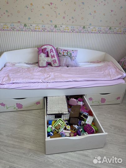 Детская кровать от 3 лет для девочки